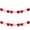 H, variant on Felt Heart Valentine’S Day Garland Banner,Valentines Day Heart Decorations,Valentines Banner,Valentines Day Heart Felt Decor For Wedding Anniversary Birthday Home Valentine Party Decor,(C,98.43 in)