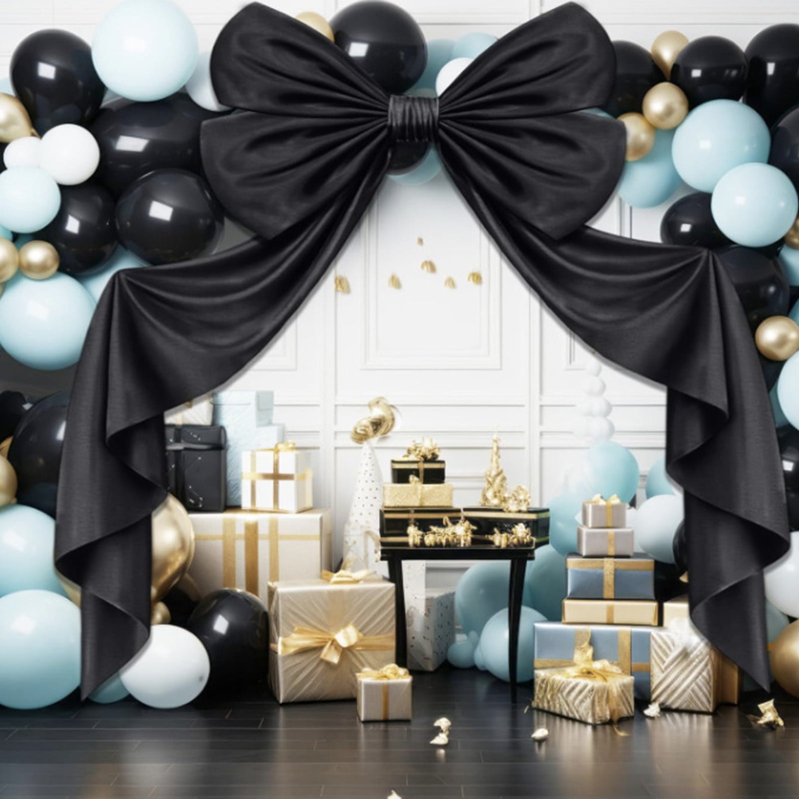 Oversized Velvet Bow Tree Topper – 40" Statement Ribbon for Holiday, Wedding and Party Décor, Indoor/Outdoor Use, Ideal Gift