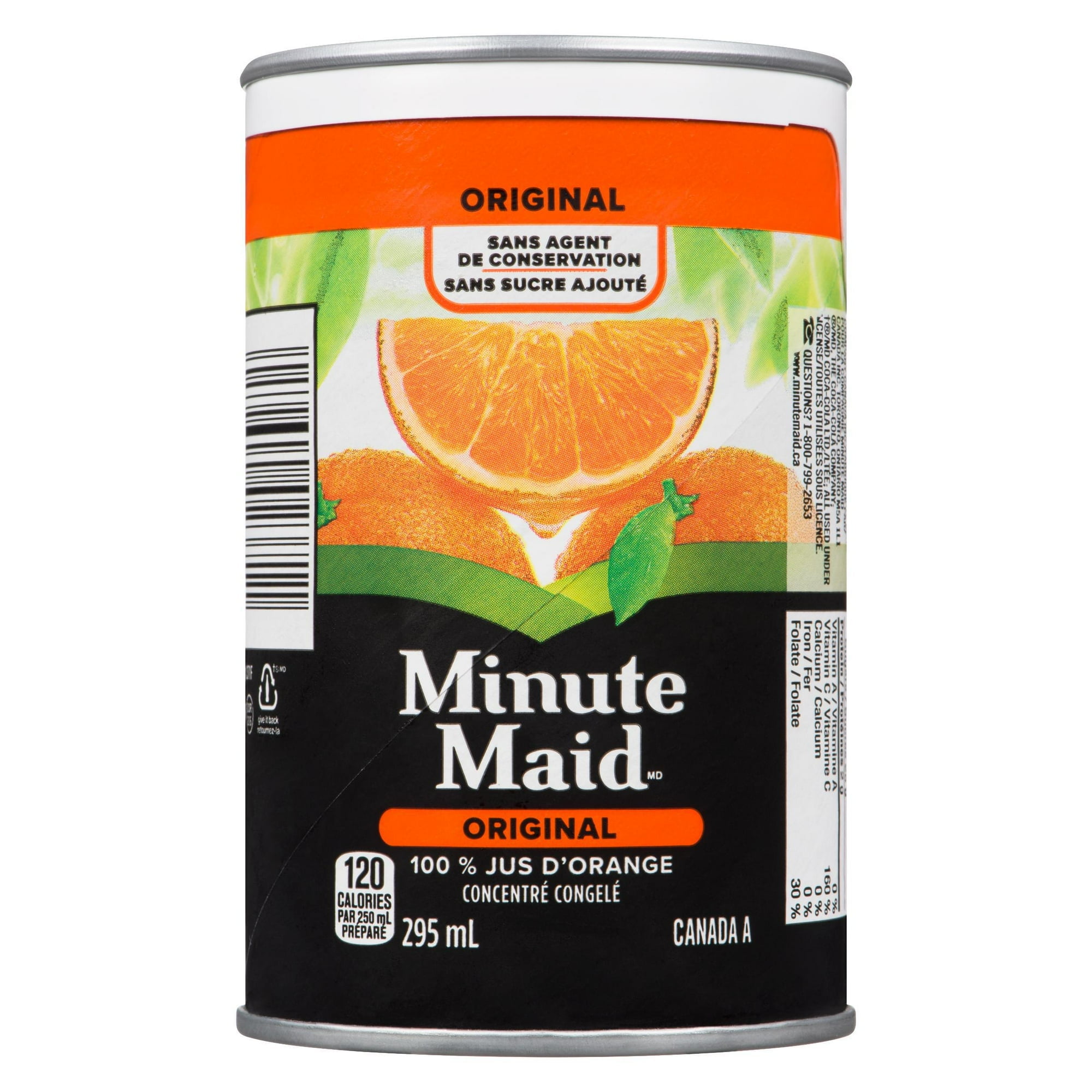 Jus d’orange Minute Maid, boîte surgelée de 295 ml 295 x ml