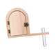 thumbnail image 2 of Cubierta de toma de corriente eléctrica con forma de puerta de madera, elegante y práctica, para decoración del hogar 22 x 157 cm, 2 of 9