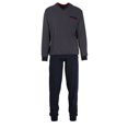 thumbnail image 1 of GÖTZBURG Pijama Larga para Hombre - Pijama de Cuello en V, Algodón puro Marina 4XL (60), 1 of 2