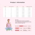 thumbnail image 7 of TSSOE Kids Girls Sequin Ballerina Skirted Leotard Swan Lake Ballet Dance Tutu Princess Dress with Hair Clip Cuffs Set Blue 11-12, 7 of 7