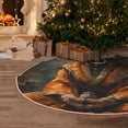 thumbnail image 5 of Fotbe Jungle Meditating Lion Pattern Christmas Tree Skirt, Tree Skirts Plush Christmas Decorations, Christmas Tree Skirts Xmas Decorations Holiday Party Decor-36", 5 of 6
