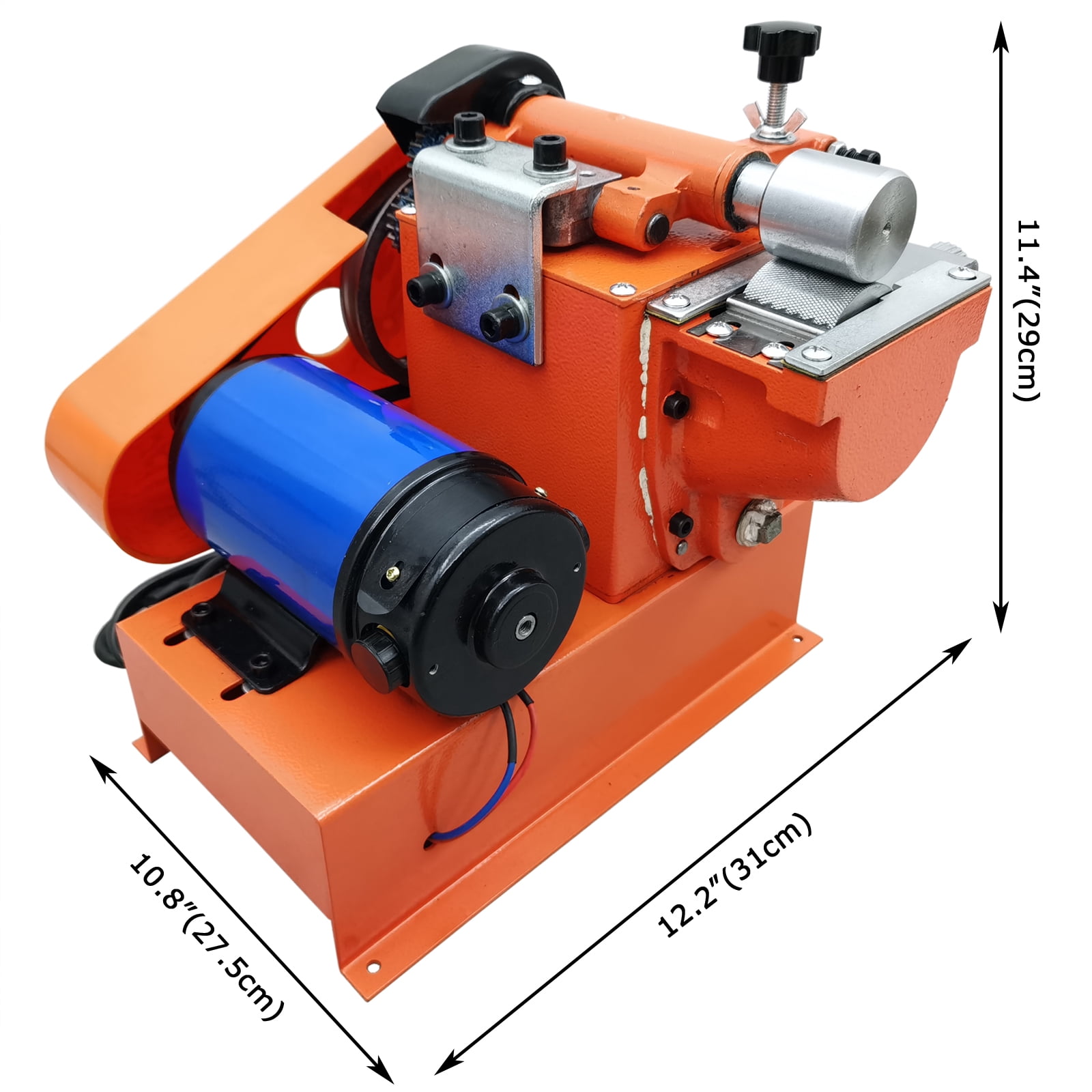 Small Desktop Leather Gluing Machine 0-1.6" Width Uniform Gluing Desktop Gluer for Shoes Leather