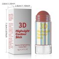 thumbnail image 4 of DPTALR The Brush Cream To Powder Blush Stick 2-in-1 Blush And Lip Makeup Stick Multi Functional Lazy Eye Shadow Powder Blusher, 4 of 4