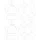 thumbnail image 1 of 10pcs Kids Clothes Hangers Baby Clothes Drying Racks Infant Clothes Laundry Hangers, 1 of 3