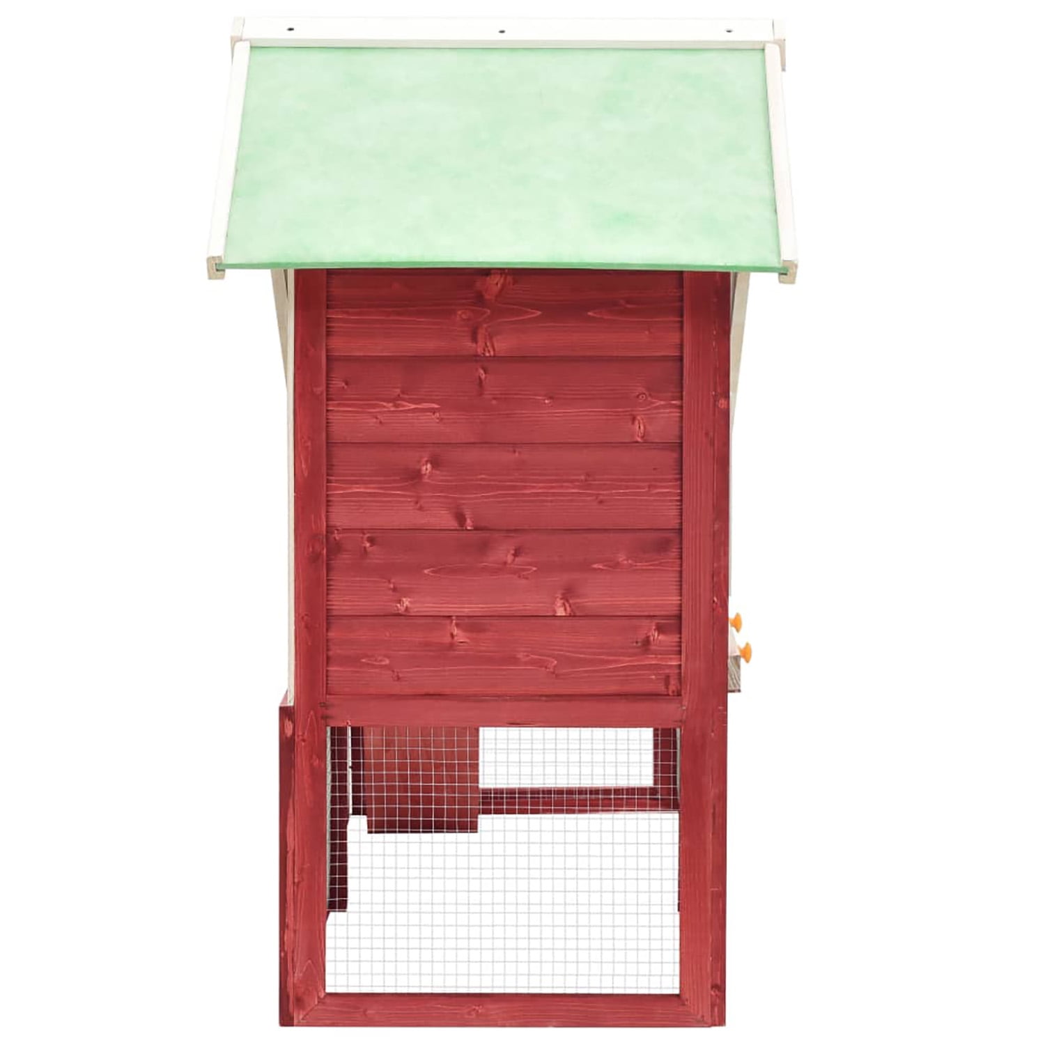 Pefilos 55" Rabbit Hutch Outdoor with Run, Solid Firwood Rabbit Cages for Indoor Large Bunny House for Two, Red Pefilos 55" Rabbit Hutch Outdoor with Run, Solid Firwood Rabbit Cages for Indoor Large Bunny House for Two, Red