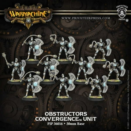 Obstructors Unit Convergence Warmachine Miniature Game Privateer Press