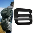 thumbnail image 3 of Almencla g shaped hook Webbing Buckle 25mm for Outdoor Backpack Strap Survival black black left, 3 of 7