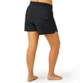 thumbnail image 3 of Free Country Women's Plus Size Drawstring Swim Short Black 3X, 3 of 5