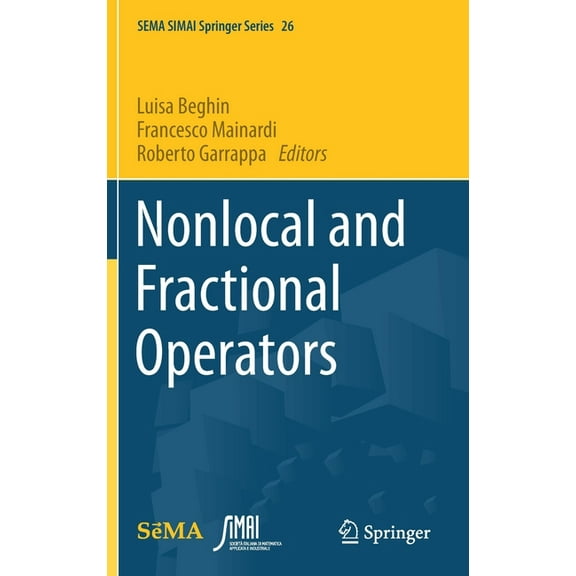Sema Simai Springer Nonlocal and Fractional Operators, Book 26, (Hardcover)