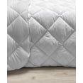 thumbnail image 3 of Vintage Comforter & Sham Bedding Set, Classical Simplistic Modern Pattern with Squares Dotted Lines Geometrical Design, 3 pcs Duvet Set Microfiber Filling Quilt, 5 Sizes, Grey White, by Ambesonne, 3 of 3