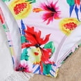 thumbnail image 7 of Fesfesfes Girls Swimwear Children's Swimsuit Long Sleeve Print Swimsuit Bikini Bathing Suit Swimming Two-piece Set, 7 of 7