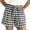 Black, variant on Cute Shorts, Comdrip Women Boxer Shorts Gingham Casual Lounge Sleep Plaid Shorts Beach Bottoms 2026 Trendy Pajama Shorts Women Black M