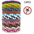 thumbnail image 1 of 12 Uds pulsera repelente de insectos PU bandas impermeables antimosquitos para mujeres hombres bebés niños, 1 of 5