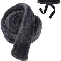 Bath Robe Belt Replacement,Soft Plush Flannel Pajamas Belt,Topboutique Thick Waist Belt,67 in x 1.6 in Unisex Replacement Bathrobe Flannel Belt,Dark Gray