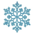 thumbnail image 2 of Christmas Light Blue Snowflake Ornaments Plastic Glitter Ornaments for Winter Christmas Tree Decorations Varies Craft Snowflakes/ Snowflake Ornament Bu3, 2 of 7
