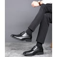 thumbnail image 6 of DADAWEN Men's Oxford Shoes Black Dress Business Shoes Comfortable Formal Event Shoes 12 US, 6 of 7