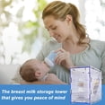 thumbnail image 7 of Breast Milk Storage Tower for Breast Milk Storage Bags, Clear Breast Milk Freezer Storage Organizer for Storing Milk, Reusable Breastmilk Storage Containers Freezer - Easy Access, 7 of 7