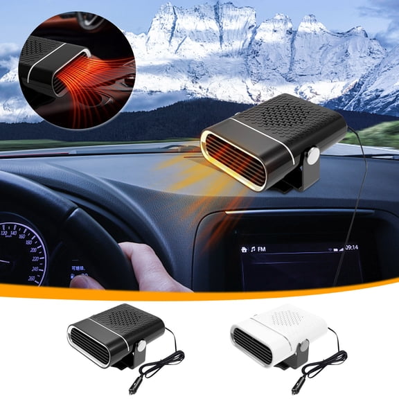 2026 New Upgraded Portable Car Heater, Quick Heating And Cooling, Fast Defroster And Defogger 24V Car Heater, Plug In Automobile Lighter, Car Fan Windscreen Defroster For Vehicles Cars Suvs Trucks