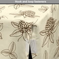 thumbnail image 4 of Spring Dog Crate Cover, Clover Flower Branches Gardening Summer Blossoms Yard Essence Nature Illustration, Easy to Use Pet Kennel Cover Small Dogs Puppies Kittens, 7 Sizes, Cream Brown, by Ambesonne, 4 of 6