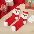 thumbnail image 6 of GZEFJRQM 6 Pairs Christmas Fluffy Socks Women Home Casual Sleeping Socks for 6 to 9 Size Warm Cozy Slipper Socks Christmas Gifts Thick Fluffy Winter Cozy Plush Soft Sleep Home Socks, 6 of 7