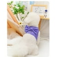 thumbnail image 4 of Adorable Pet Clothes for Cats & Small Dogs - Charming Spring & Autumn Wear Chamois Leather Bow Tie Chest Back, 4 of 4