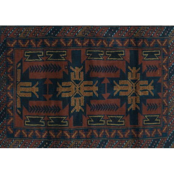 Ahgly Company Indoor Rectangle Persian Light Blue Traditional Area Rugs, 7' x 10'