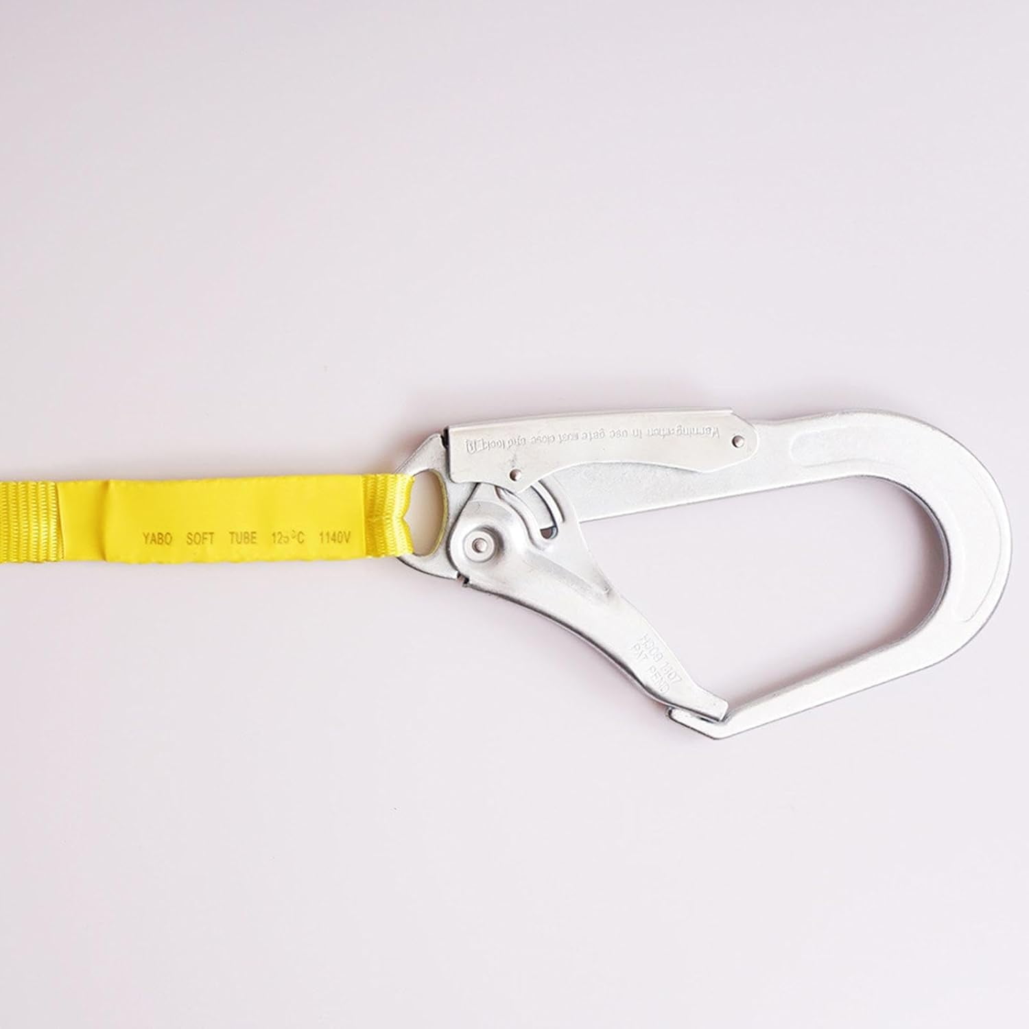 Work Safety Belt Equipment Safety Lanyard Rope for Outdoor Climbing Arborist Polyester Reinforced Yarn, Length 180 cm