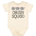 thumbnail image 3 of Inktastic Cousin Squad Elephant Boys or Girls Baby Bodysuit, 3 of 5