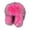Hot Pink, variant on Thickened Winter Hat with Faux Fur Ear Flaps, Windproof Ushanka Trapper Cap with Buckle Closure for Cold Weather Outdoor Ski Snow Activities
