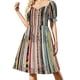 thumbnail image 2 of Vestido de manga corta de la colección Blue Note Vinyl para mujer, mono de verano, vestido vintage para mujer, 2 of 8