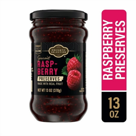 Private Selection Gourmet Raspberry Preserves Made with Real Fruit 13 Oz   2 Pack