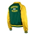 thumbnail image 3 of Women's New Era Green Green Bay Packers Coaches Raglan Full-Snap Jacket, 3 of 3