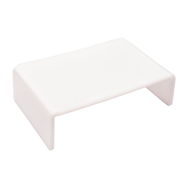 Acrylic Monitor Stand Riser Computer Desktop Ergonomic Laptop Stand Rectangle Bracket Organizer for Desk Gamers Home Office Compatible with PC Laptop MacBook