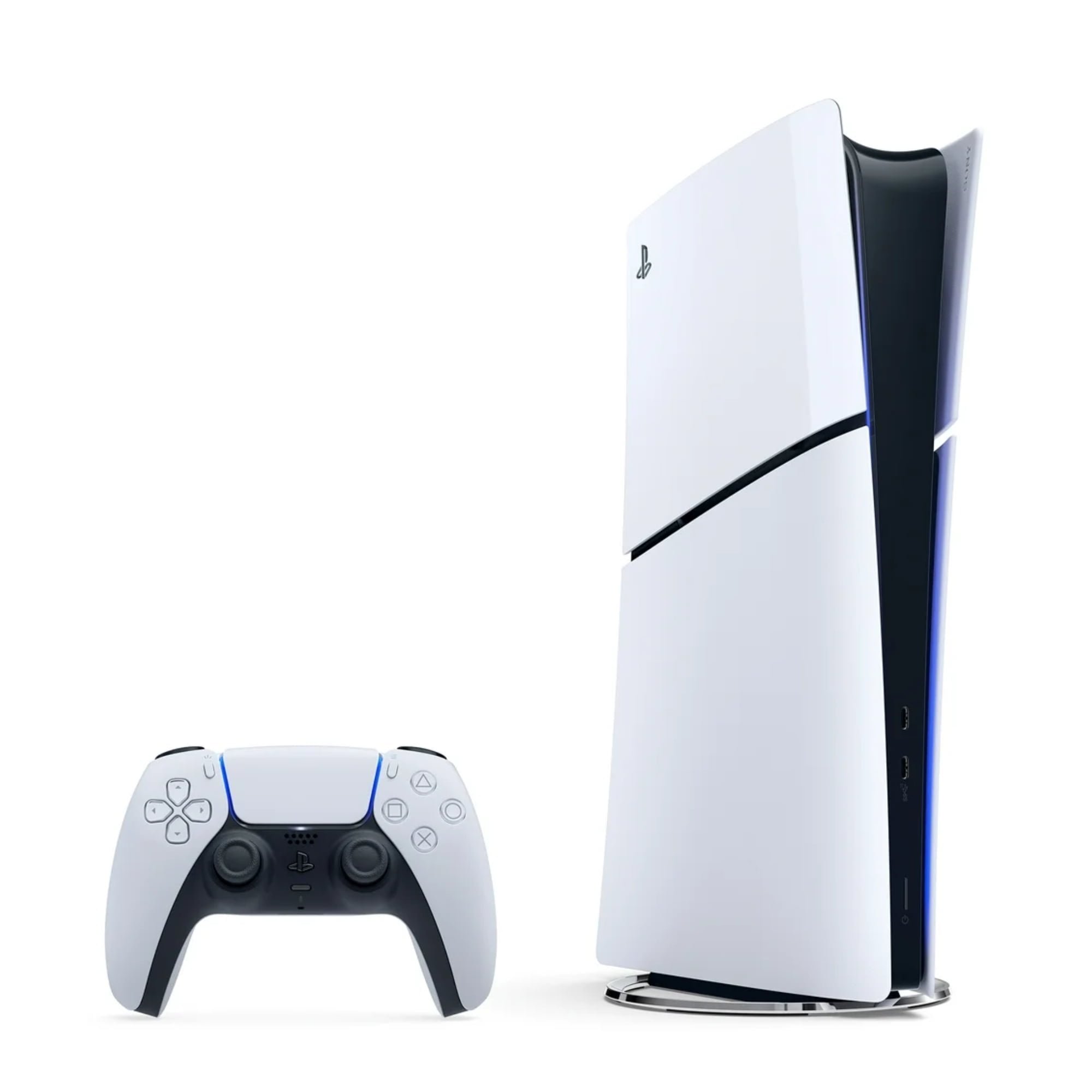 New TTrade PS_5 Slim Digital Edition 825GB Gaming Console – Fortnite Flowering Chaos Bundle Included Extra Blue Controller