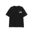 thumbnail image 1 of Camiseta de algodón grueso para hombre - Estampado gráfico de pato y "No excrementos de pato" por ambas caras, cuello redondo, manga corta, lavable a máquina, tela de algodón puro., 1 of 6