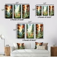 thumbnail image 4 of Designart "Tree Redwood Shimmering Heights II" Landscape & Nature Framed Wall Art Set Of 3 - Green Tree Redwood Frame Gallery Set For Office Decor, 4 of 6