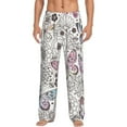 thumbnail image 2 of Lsque Vintage Butterflies Print Men's Pajama Pants, Lounge Pant - Comfortable Home Wear,Elastic Waistband, Stylish Design-X-Large, 2 of 9