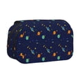 thumbnail image 1 of Disketp Space Galaxy Estuche de Lápices de Doble Capa con Tapa Abatible y Cremallera, Organizador Escolar para Adolescentes y Adultos, 1 of 7