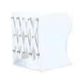 thumbnail image 1 of Amdohai Telescopic Book Stand Retractable Bookends Metal Book Ends Decorative Binder Holder Organizer Adjustable 10.5cm/4.1'', 1 of 7