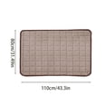 thumbnail image 3 of Pet Cooling Mat for Dogs, Medium Reusable Dog Home Mat Extra Large Easy-Fold Pet Cool Pad for Home Travel, Self Cooling Pad for Cats in Hot Summer Cool Pad for Dogs (Brown, 110 * 80cm), 3 of 4