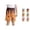 Brown, variant on Kids Baseball Shorts Elastic Waist with Pockets Ice Cream Printed Shorts Summer Cool Prep Bottoms for Boys Girls