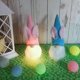 thumbnail image 5 of Gnomo de conejito de Pascua con luz LED para decoración del hogar, elfo de peluche hecho a mano para muñeca, 5 of 5