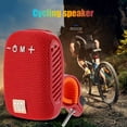 thumbnail image 1 of Altavoz exterior Radio FM portátil resistente al agua compatible con Bluetooth (rojo) Likrtyny Accesorios para bicicletas, 1 of 3