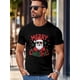 thumbnail image 2 of Men's T-Shirt,Short Sleeve Tee Shirt Casual Tops Santa Claus Snowflake Stars Crew Neck T Shirts for Men, 2 of 8