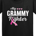 thumbnail image 4 of Inktastic Breast Cancer Awareness My Grammy is a Fighter Youth T-Shirt, 4 of 5