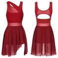 thumbnail image 5 of Vestido de bailarina con tutú para mujer, trajes de baile de ballet contemporáneo, ropa de baile para mujer, leotardos de gimnasia, vestidos de baile lírico, 5 of 5