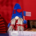 thumbnail image 1 of Figuras del Día de la Independencia, muñecos de peluche de gnomo, regalo para el 4 de julio (trenzas) Tmvgtek libre de BPA, 1 of 4