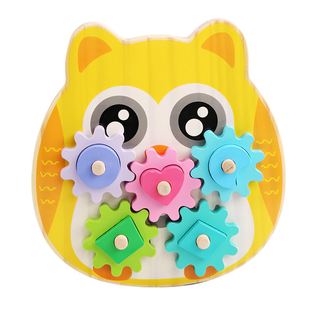 Shape Matching Sorting Game Wooden Color Shape Recognition Educational